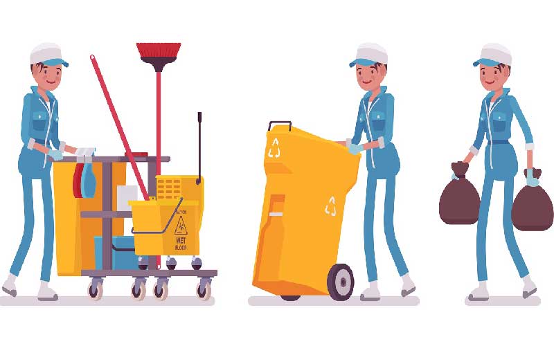 نیروی خدماتی برای نمایشگاه